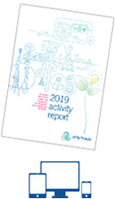 IFSTTAR. Cover of the 2019 activity report.