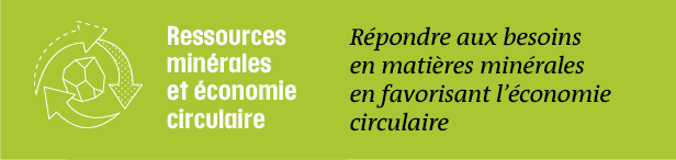 Ressources minérales et économie circulaire