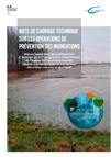 Couverture de la note de cadrage technique sur les opérations de prévention des inondations