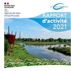 Couverture du rapport d'activité 2021