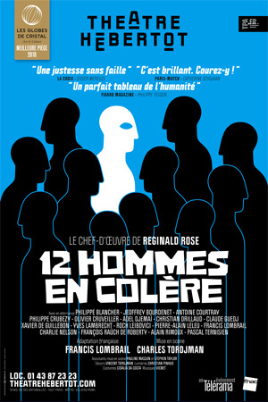 Affiche du spectacle : 12 Hommes en colère