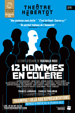 Affiche du spectacle : 12 Hommes en colère