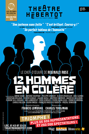 Affiche du spectacle : 12 hommes en colère