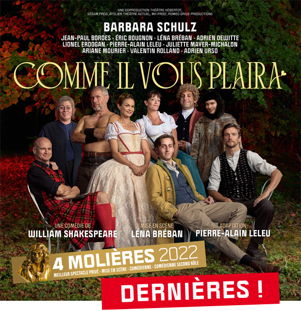 Affiche du spectacle : Comme il vous plaira