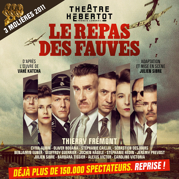 Affiche du spectacle : Le Repas des fauves