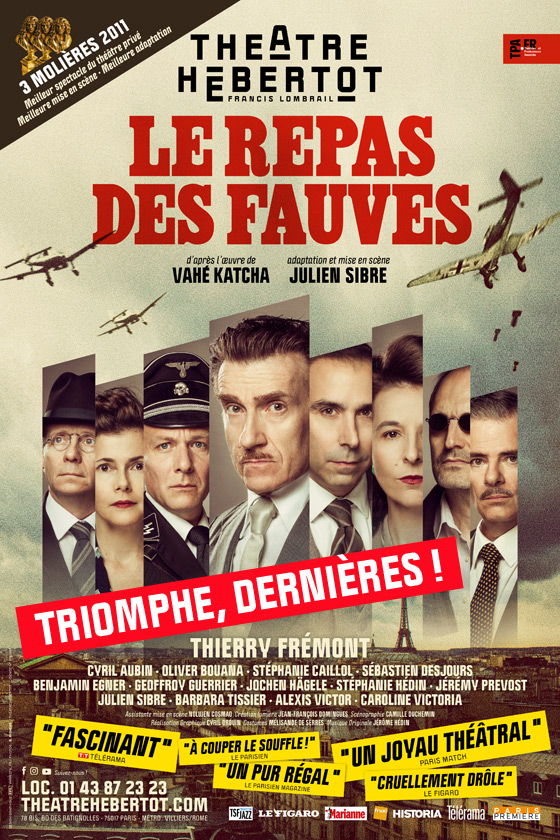 Affiche : Le repas des fauves