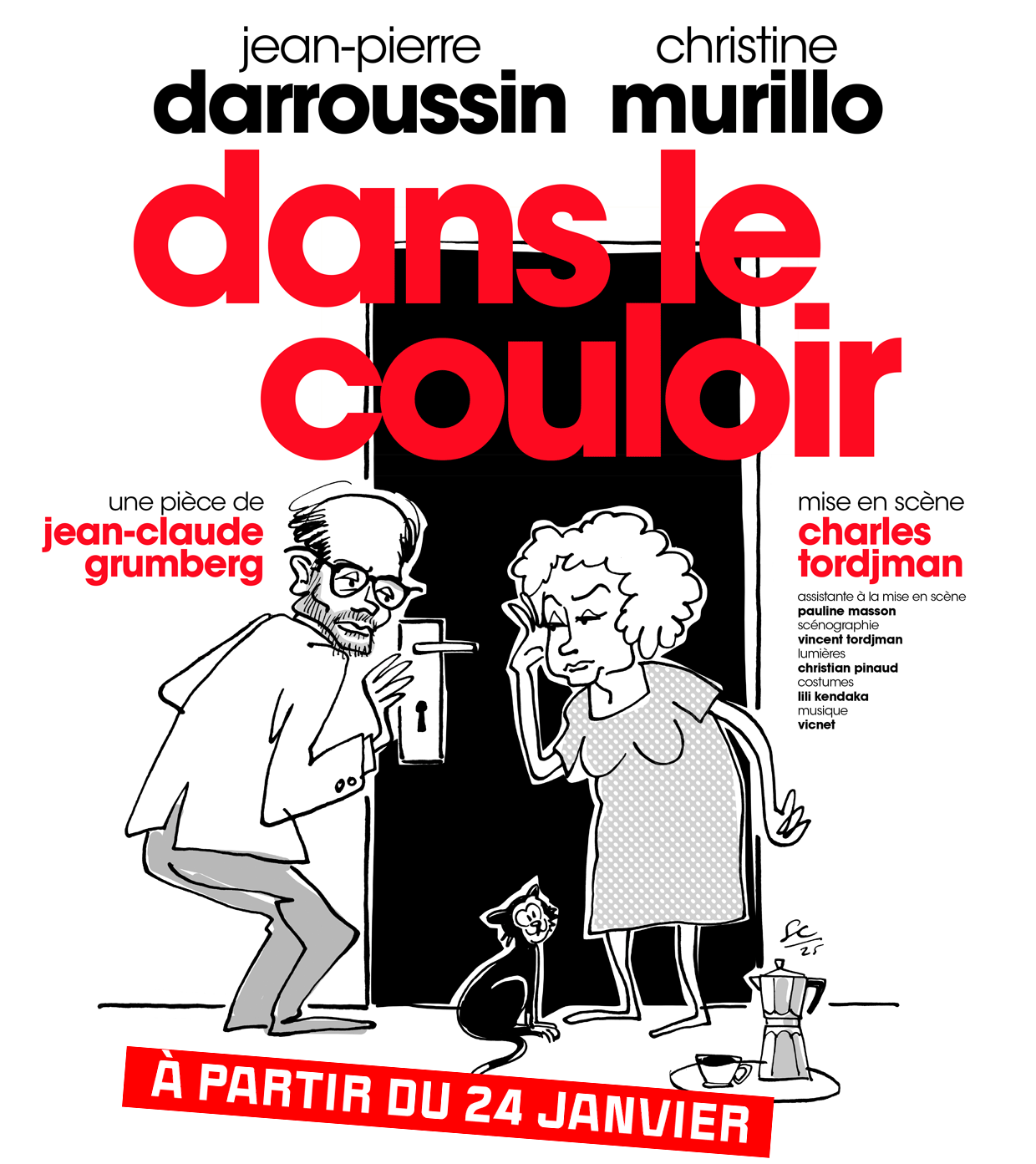 Affiche du spectacle : Dans le couloir