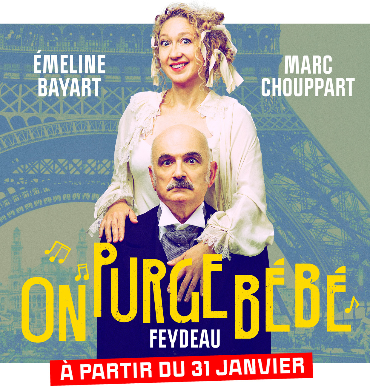Affiche du spectacle : On purge bébé