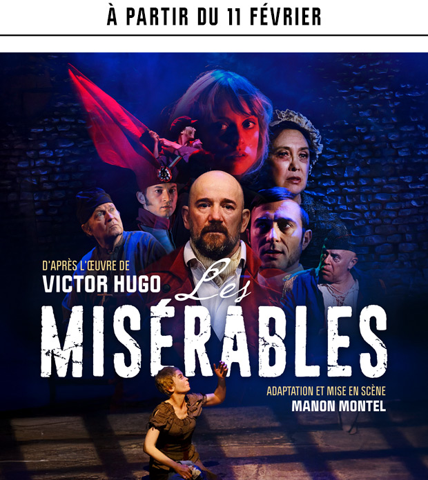 Affiche du spectacle : Les misérables