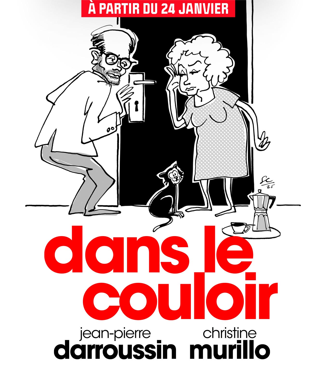 Affiche du spectacle : Dans le couloir