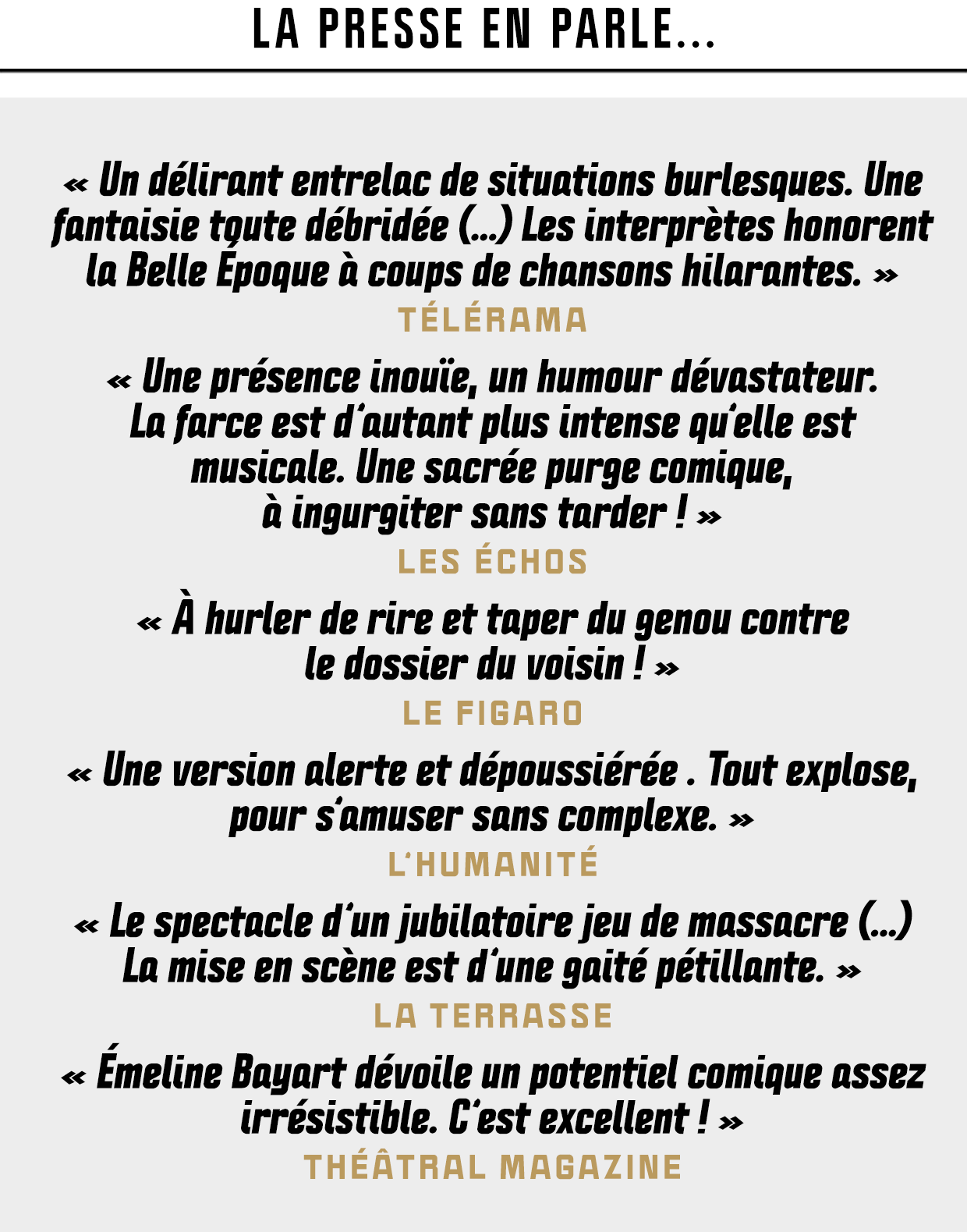 La presse en parle