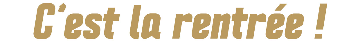 Vite, c'est la rentrée !